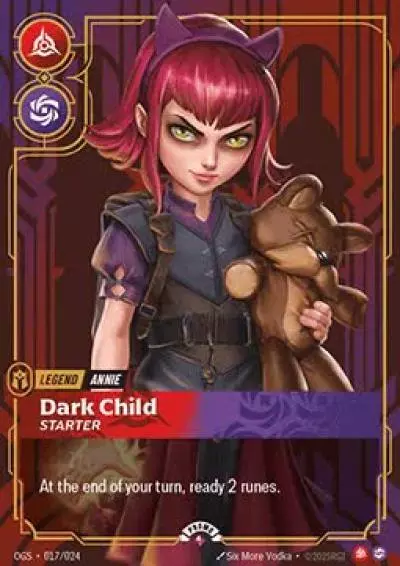 Annie Dark Child - OGS-017-p - Promotional Cards - Riftbound card